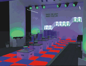scenic LED application